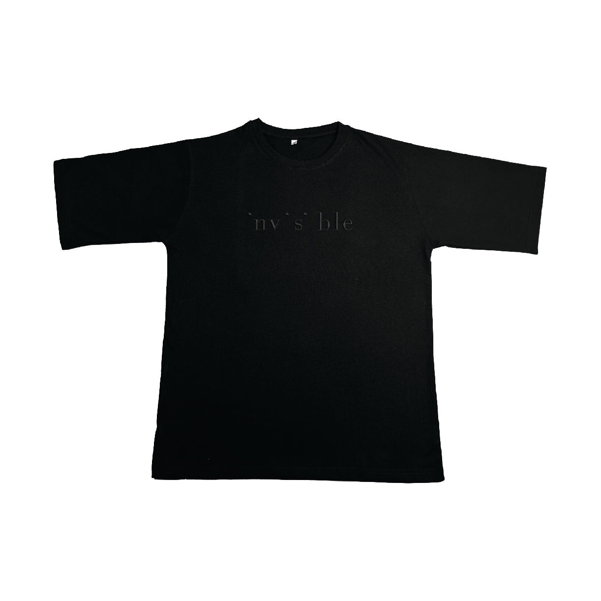 Invisible Embroidered Oversize T-Shirt