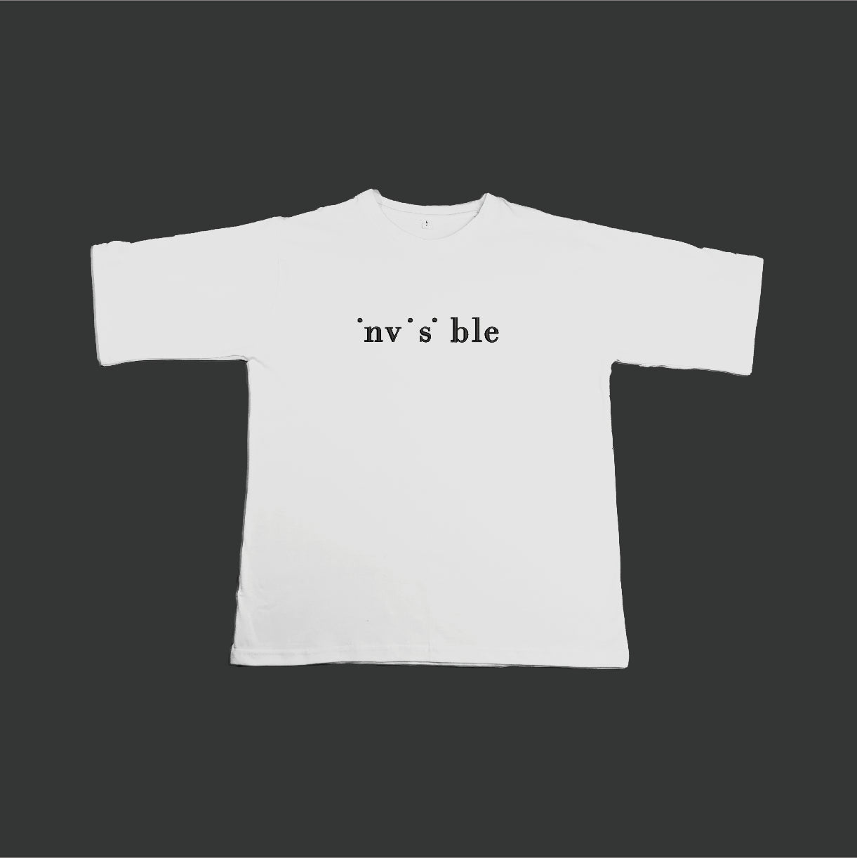 Invisible Embroidered Oversize T-Shirt