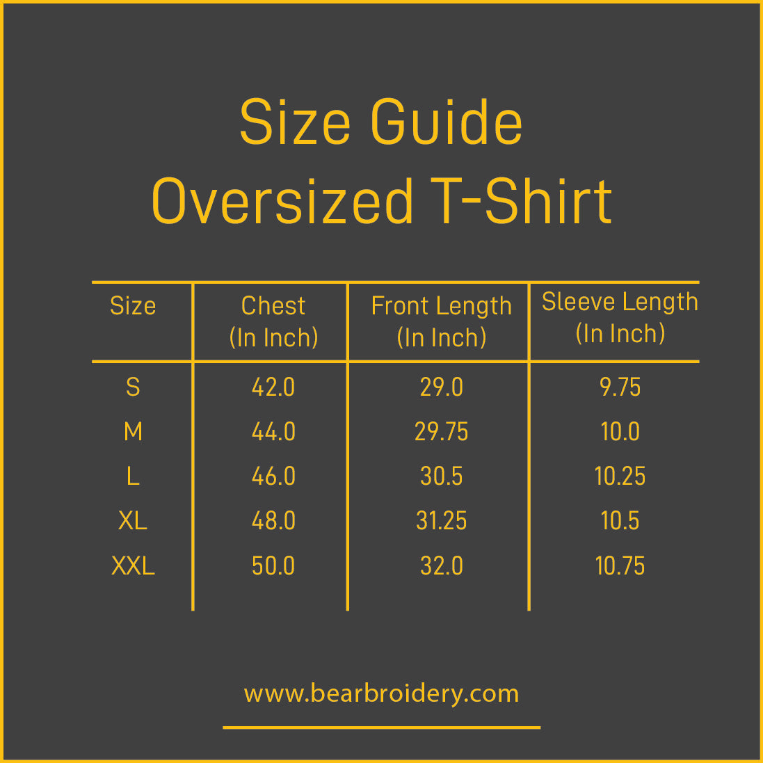 Invisible Embroidered Oversize T-Shirt