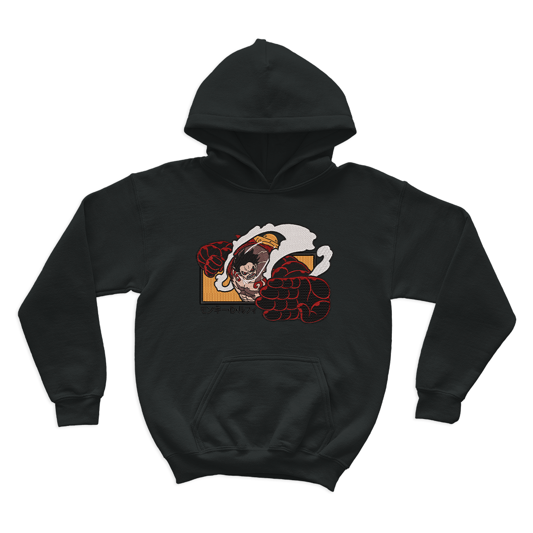 Luffy Gear 4 Embroidered Hoodie