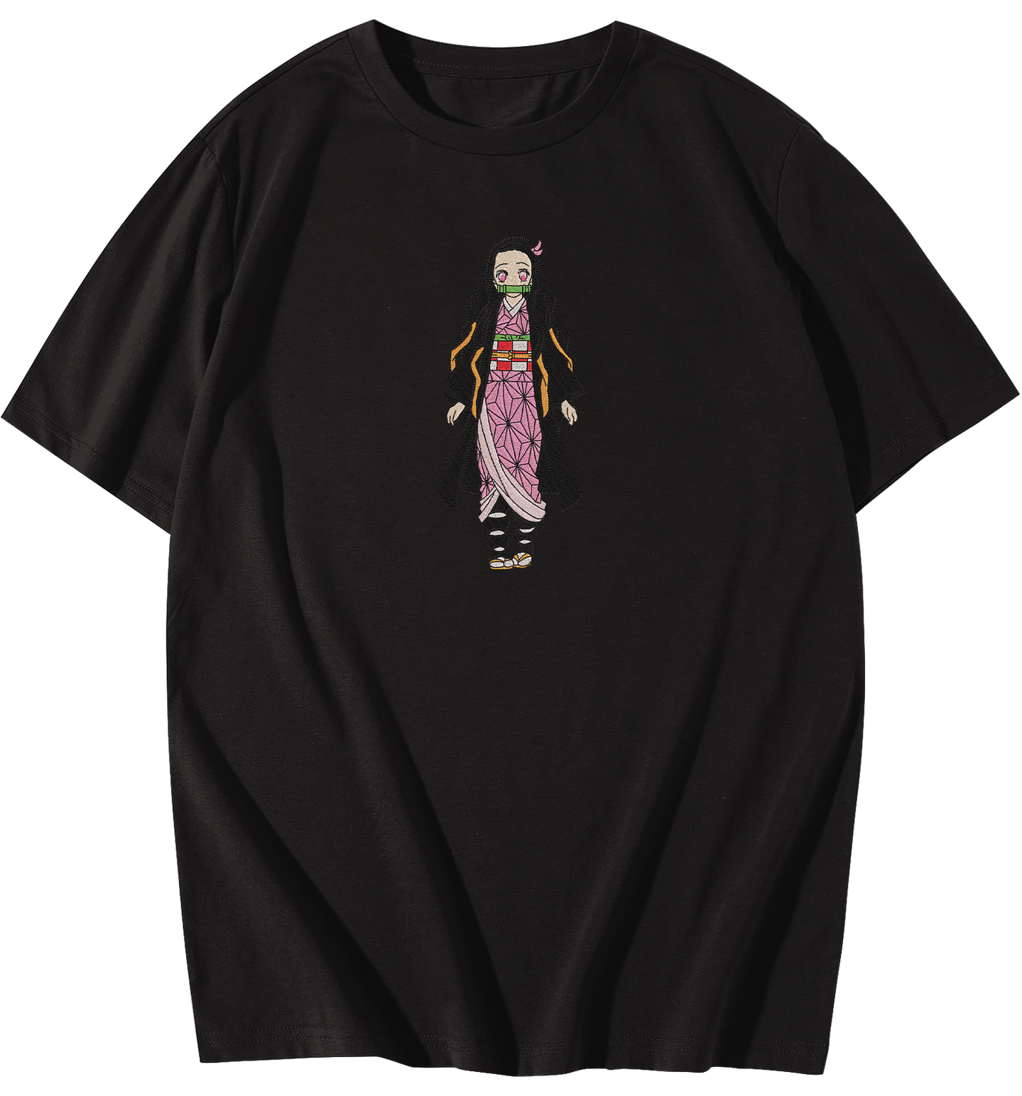 Nezuko Kamado  Embroidered Oversize T-Shirt