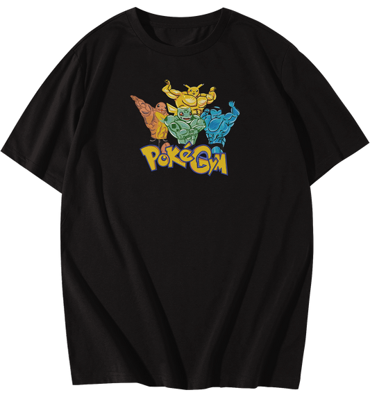 Pokegym Embroidered Oversize T-Shirt