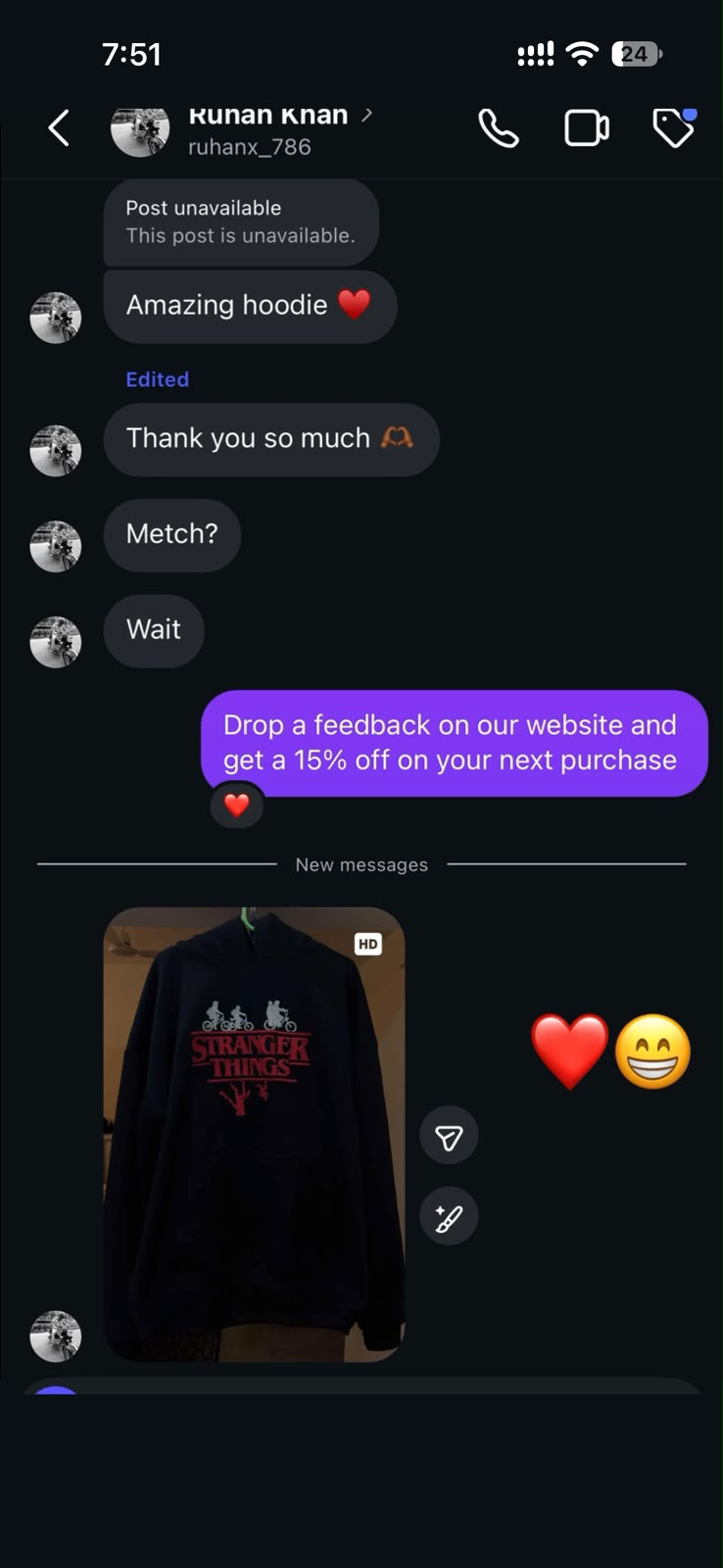 Customer photo