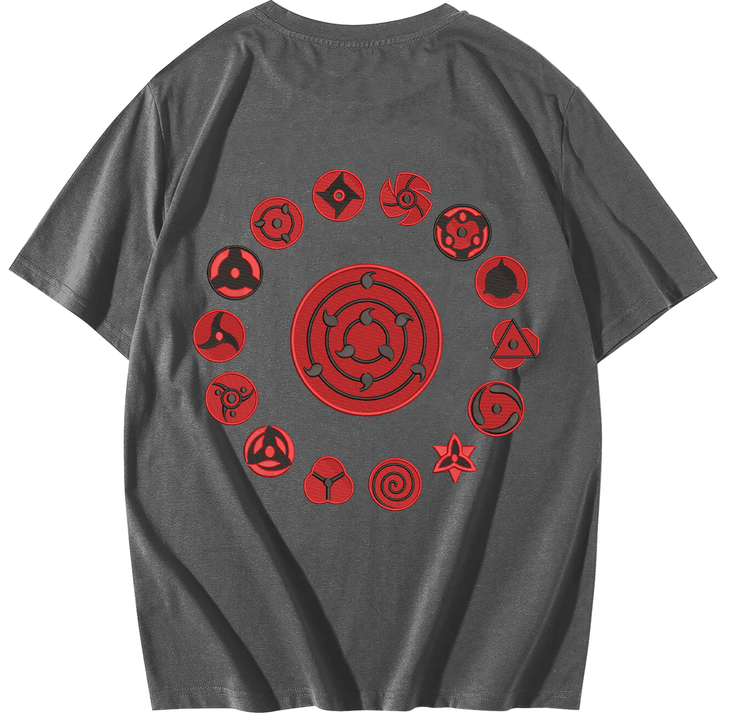 The Uchiha  Embroidered Oversize T-Shirt
