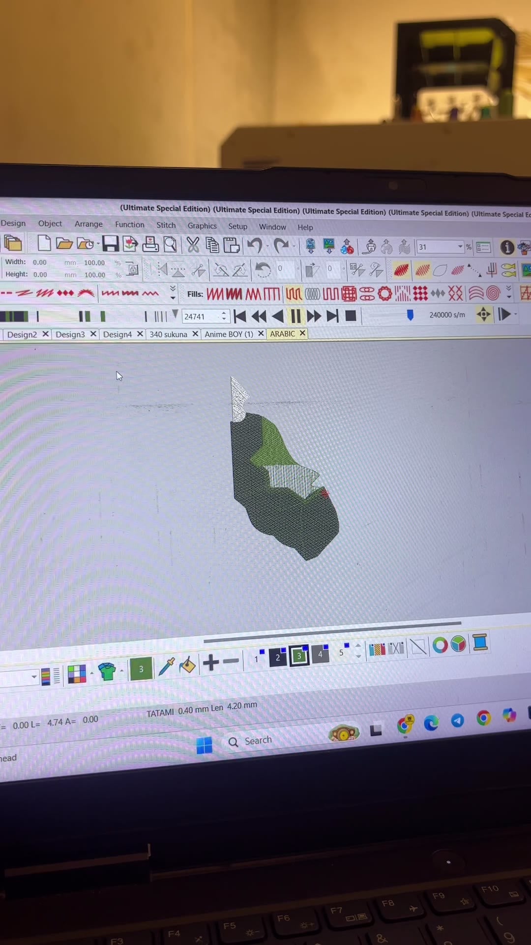 Art becomes a stitch map