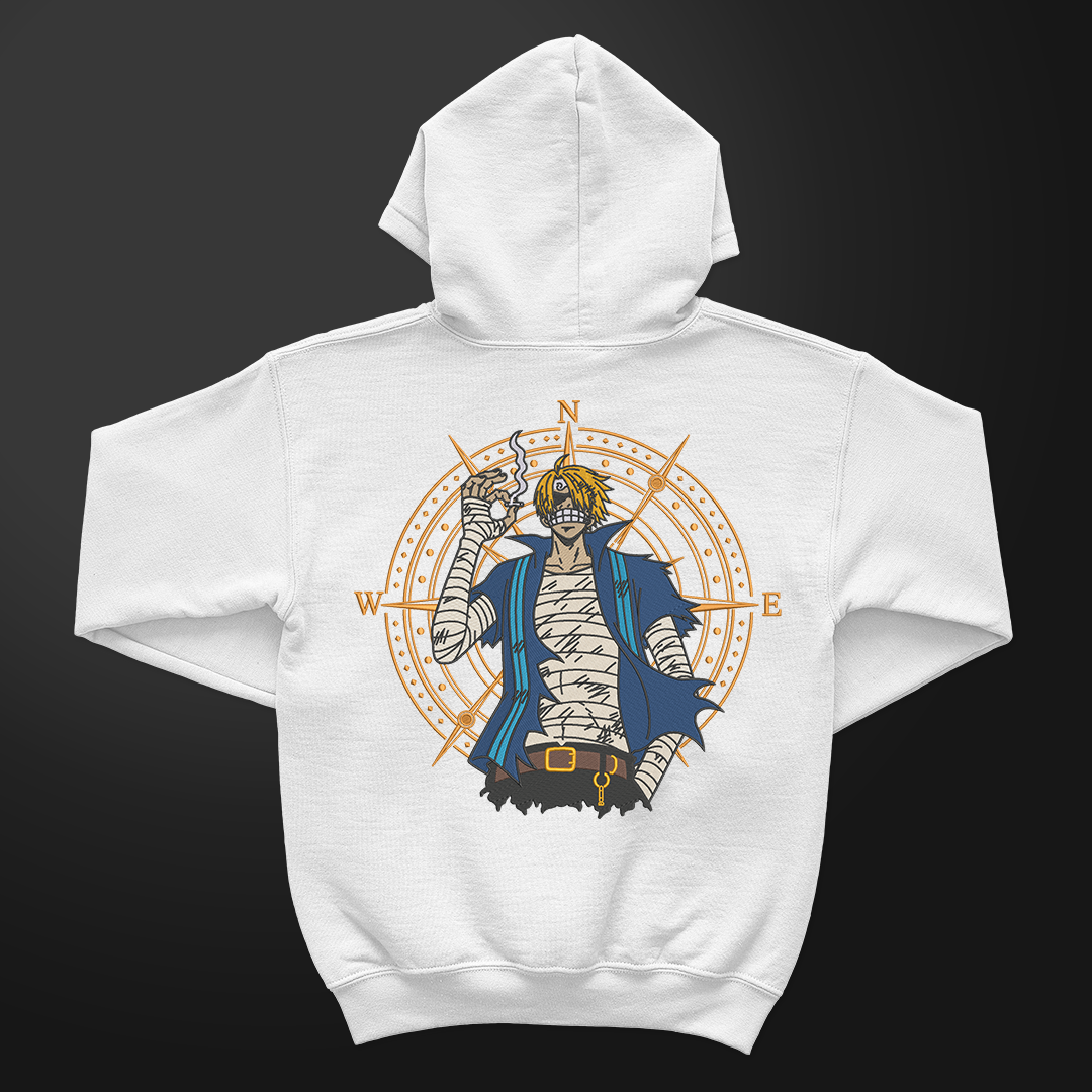 Sanji Embroidered Hoodie